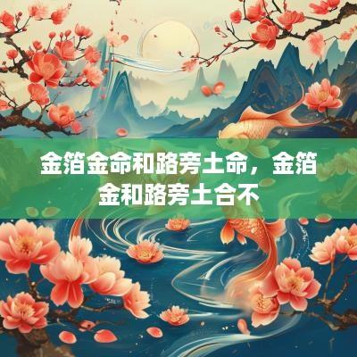 金箔金命和路旁土命，金箔金和路旁土合不