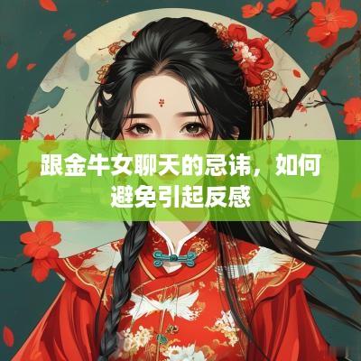 跟金牛女聊天的忌讳，如何避免引起反感