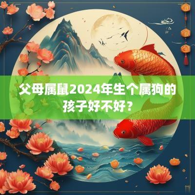 父母属鼠2025年生个属狗的孩子好不好？