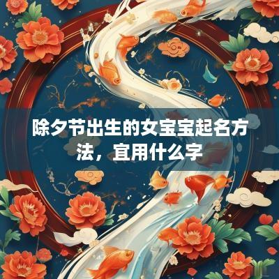 除夕节出生的女宝宝起名方法，宜用什么字