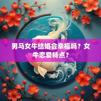 男马女牛结婚会幸福吗？女牛恋爱特点？
