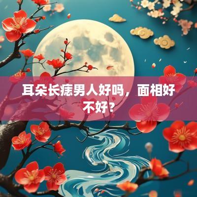耳朵长痣男人好吗，面相好不好？