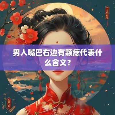 男人嘴巴右边有颗痣代表什么含义？
