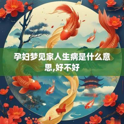 孕妇梦见家人生病是什么意思,好不好