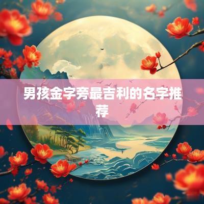 男孩金字旁最吉利的名字推荐
