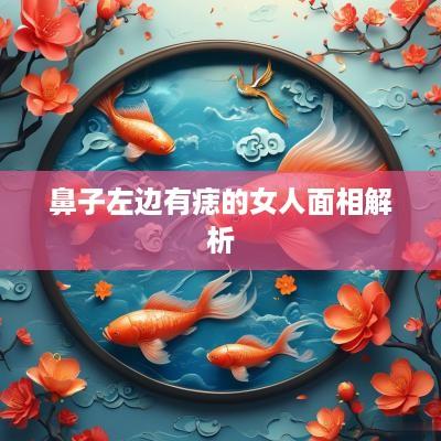 鼻子左边有痣的女人面相解析