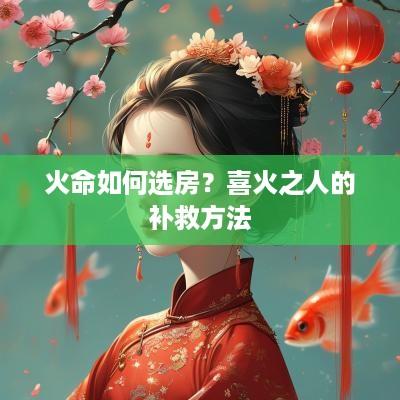 火命如何选房？喜火之人的补救方法