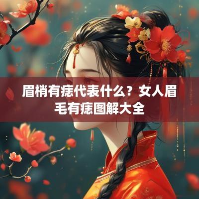 眉梢有痣代表什么？女人眉毛有痣图解大全