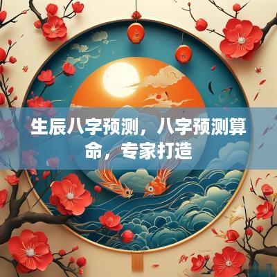 生辰八字预测，八字预测算命，专家打造