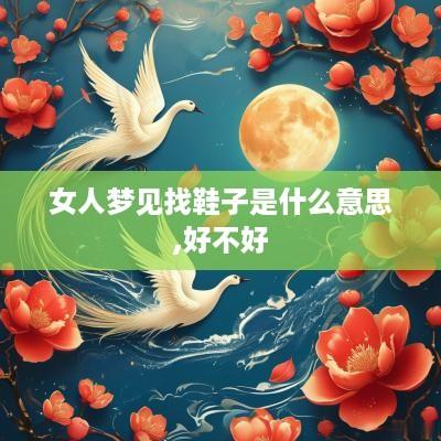 女人梦见找鞋子是什么意思,好不好