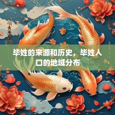 毕姓的来源和历史，毕姓人口的地域分布