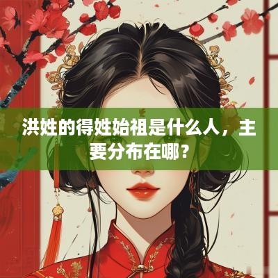 洪姓的得姓始祖是什么人，主要分布在哪？