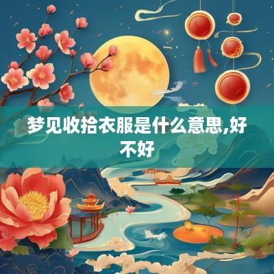 梦见收拾衣服是什么意思,好不好