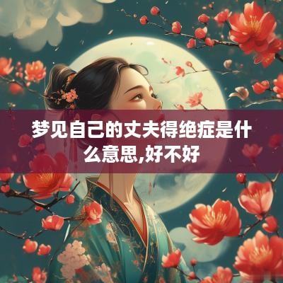 梦见自己的丈夫得绝症是什么意思,好不好
