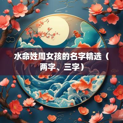 水命姓周女孩的名字精选（两字、三字）