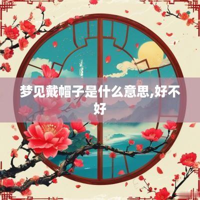 梦见戴帽子是什么意思,好不好