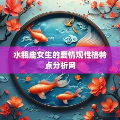 水瓶座女生的爱情观性格特点分析网