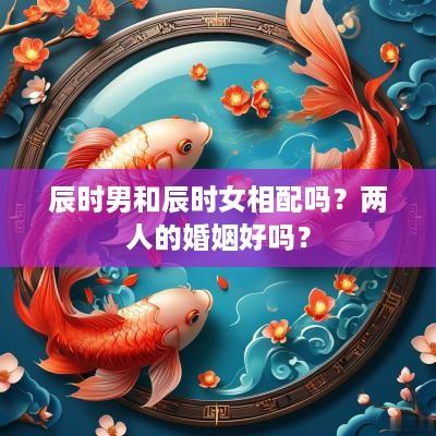 辰时男和辰时女相配吗？两人的婚姻好吗？