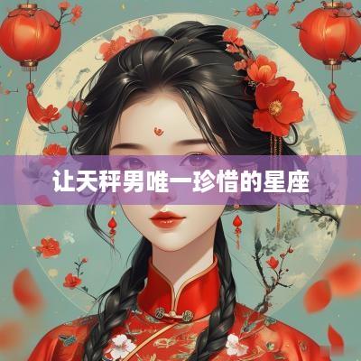 让天秤男唯一珍惜的星座
