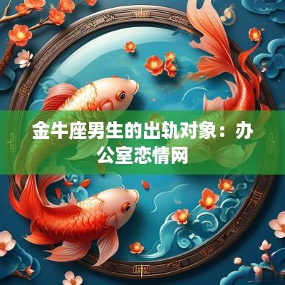 金牛座男生的出轨对象：办公室恋情网