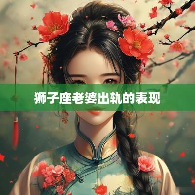 狮子座老婆出轨的表现