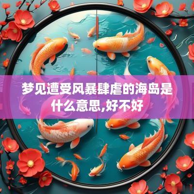 梦见遭受风暴肆虐的海岛是什么意思,好不好