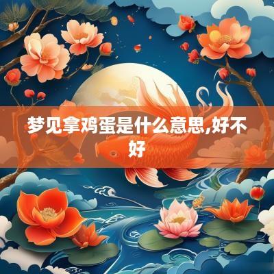 梦见拿鸡蛋是什么意思,好不好