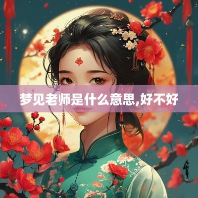 梦见老师是什么意思,好不好