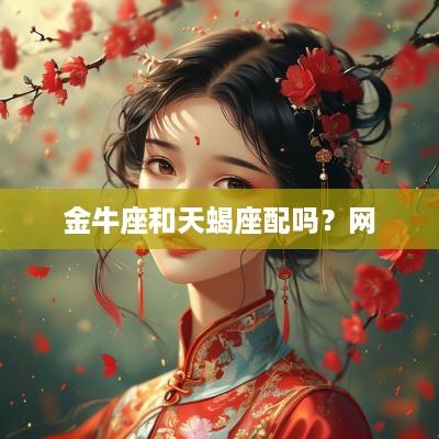 金牛座和天蝎座配吗？网