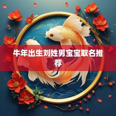 蛇年出生刘姓男宝宝取名推荐