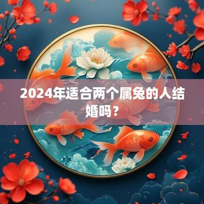 2025年适合两个属兔的人结婚吗？