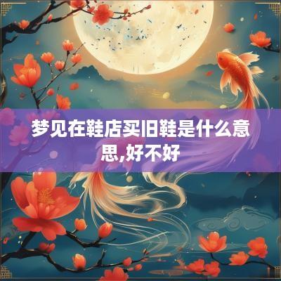 梦见在鞋店买旧鞋是什么意思,好不好