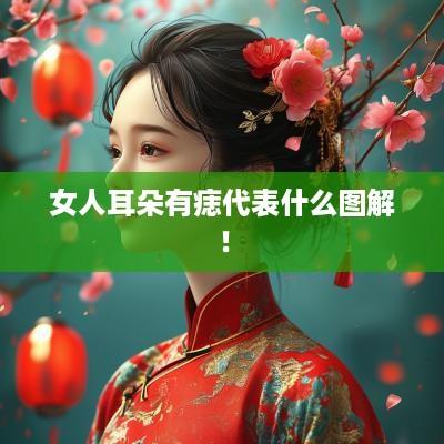 女人耳朵有痣代表什么图解！