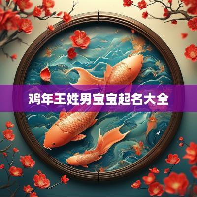 鸡年王姓男宝宝起名大全