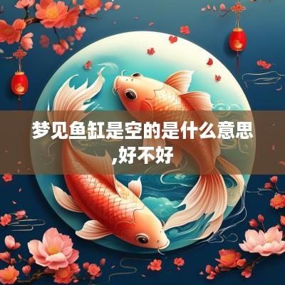 梦见鱼缸是空的是什么意思,好不好