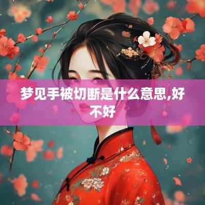 梦见手被切断是什么意思,好不好