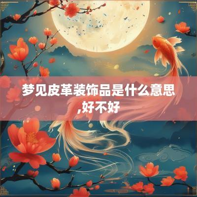 梦见皮革装饰品是什么意思,好不好