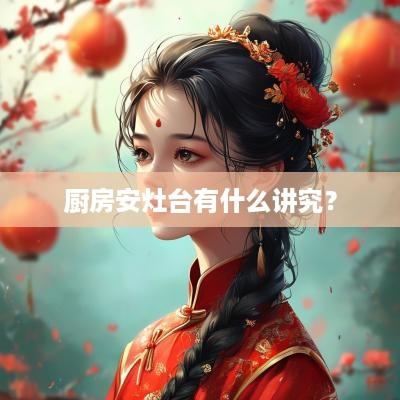 厨房安灶台有什么讲究？