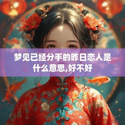 梦见已经分手的昨日恋人是什么意思,好不好