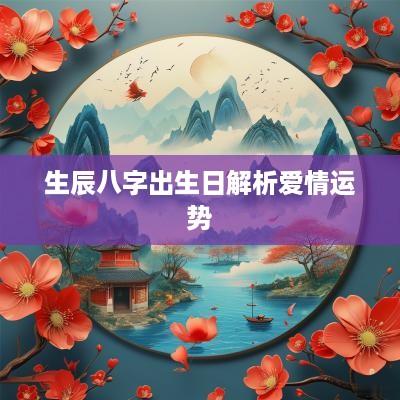 生辰八字出生日解析爱情运势