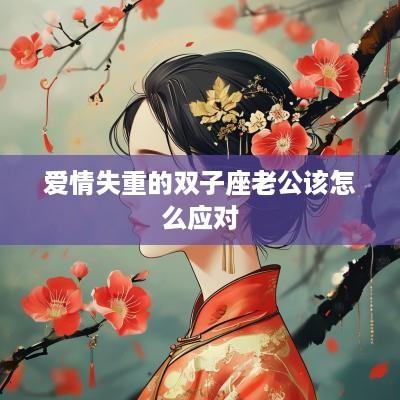 爱情失重的双子座老公该怎么应对