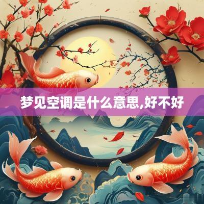 梦见空调是什么意思,好不好
