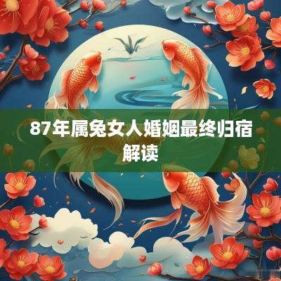 87年属兔女人婚姻最终归宿解读