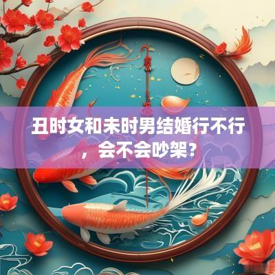 丑时女和未时男结婚行不行，会不会吵架？