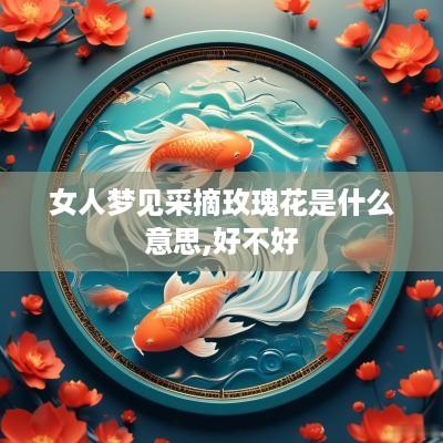 女人梦见采摘玫瑰花是什么意思,好不好