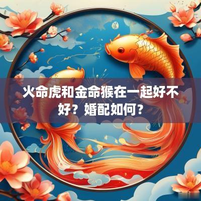 火命虎和金命猴在一起好不好？婚配如何？