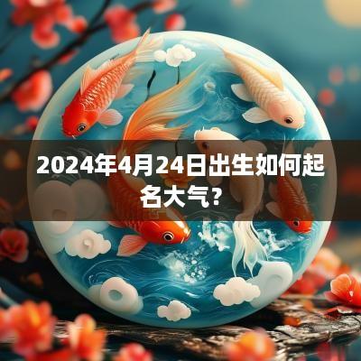 2025年4月24日出生如何起名大气？