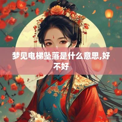梦见电梯坠落是什么意思,好不好
