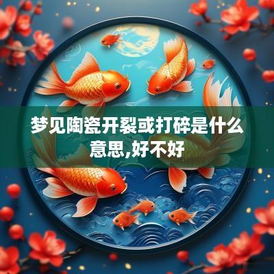 梦见陶瓷开裂或打碎是什么意思,好不好