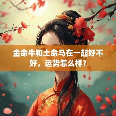 金命牛和土命马在一起好不好，运势怎么样？